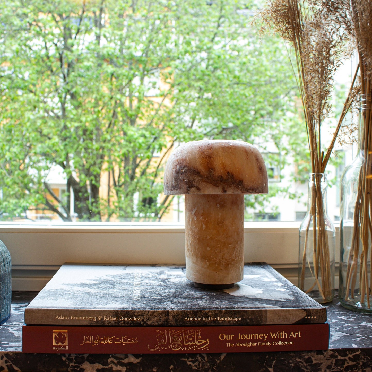 Shroom Tall | Alabaster Stone Lamp