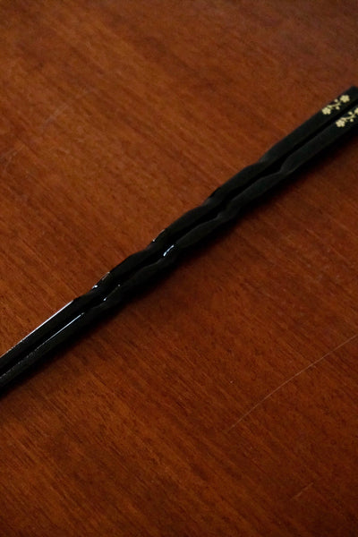 Curvy Natural Wood Chopsticks