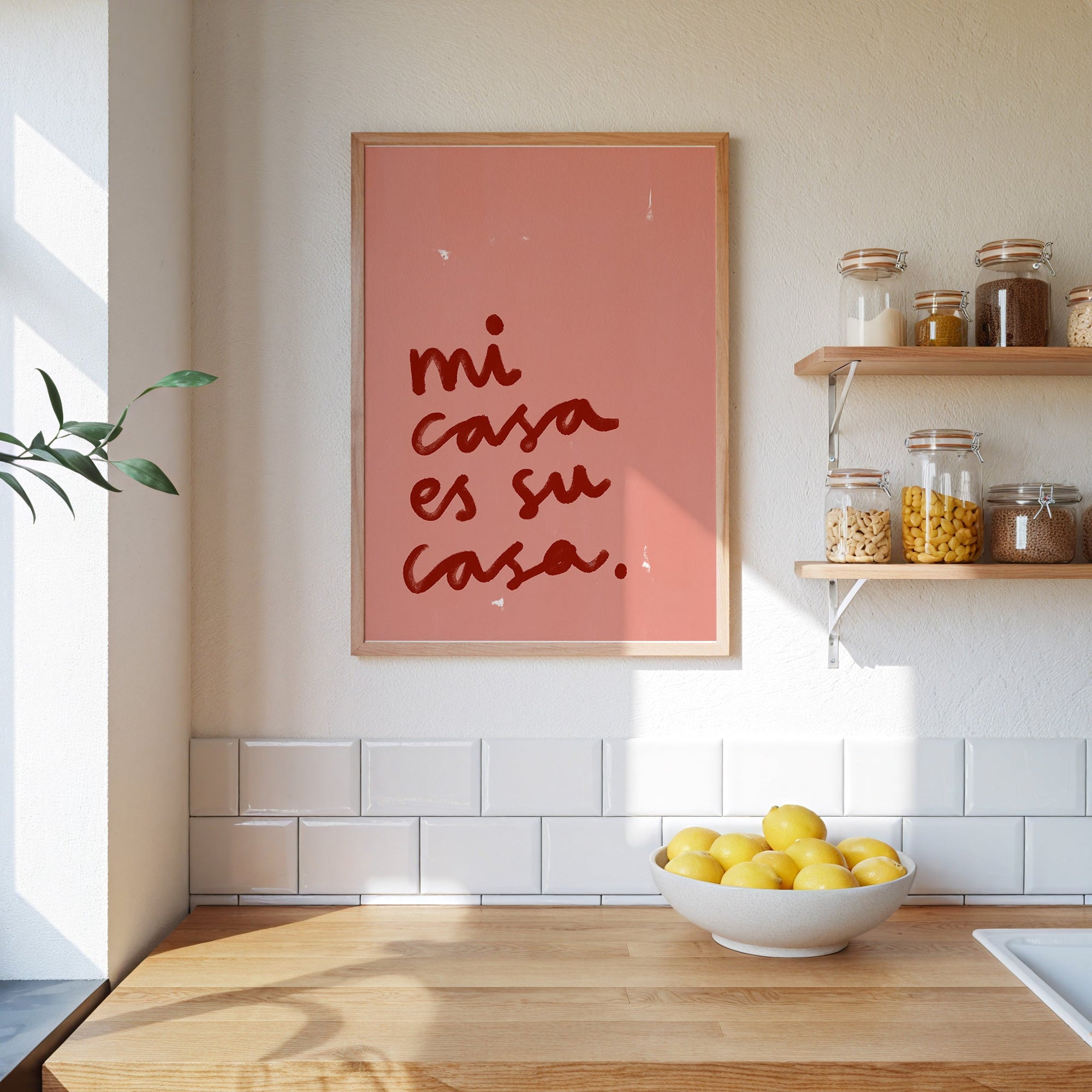 Mi Casa Es Su Casa | Welcome Print | UNFRAMED