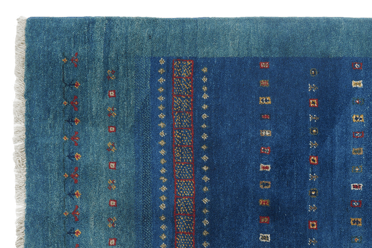 Gabbeh Sonnat · Handgeknüpft – Bunt, 151x107 cm, 100% Schurwolle | Ansicht 3
