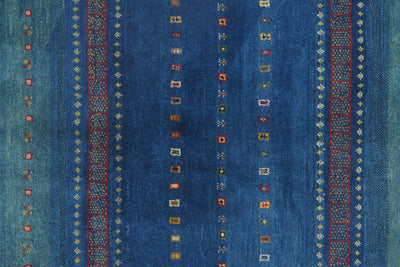 Gabbeh Sonnat · Handgeknüpft – Bunt, 151x107 cm, 100% Schurwolle | Ansicht 8