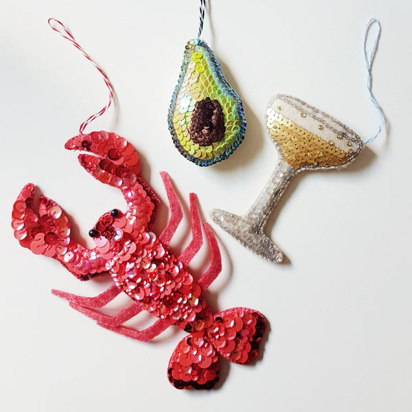 Handmade Sequin Decorations