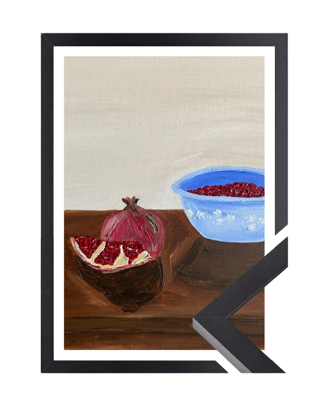 Peeled Pomegranate Fine Art Print