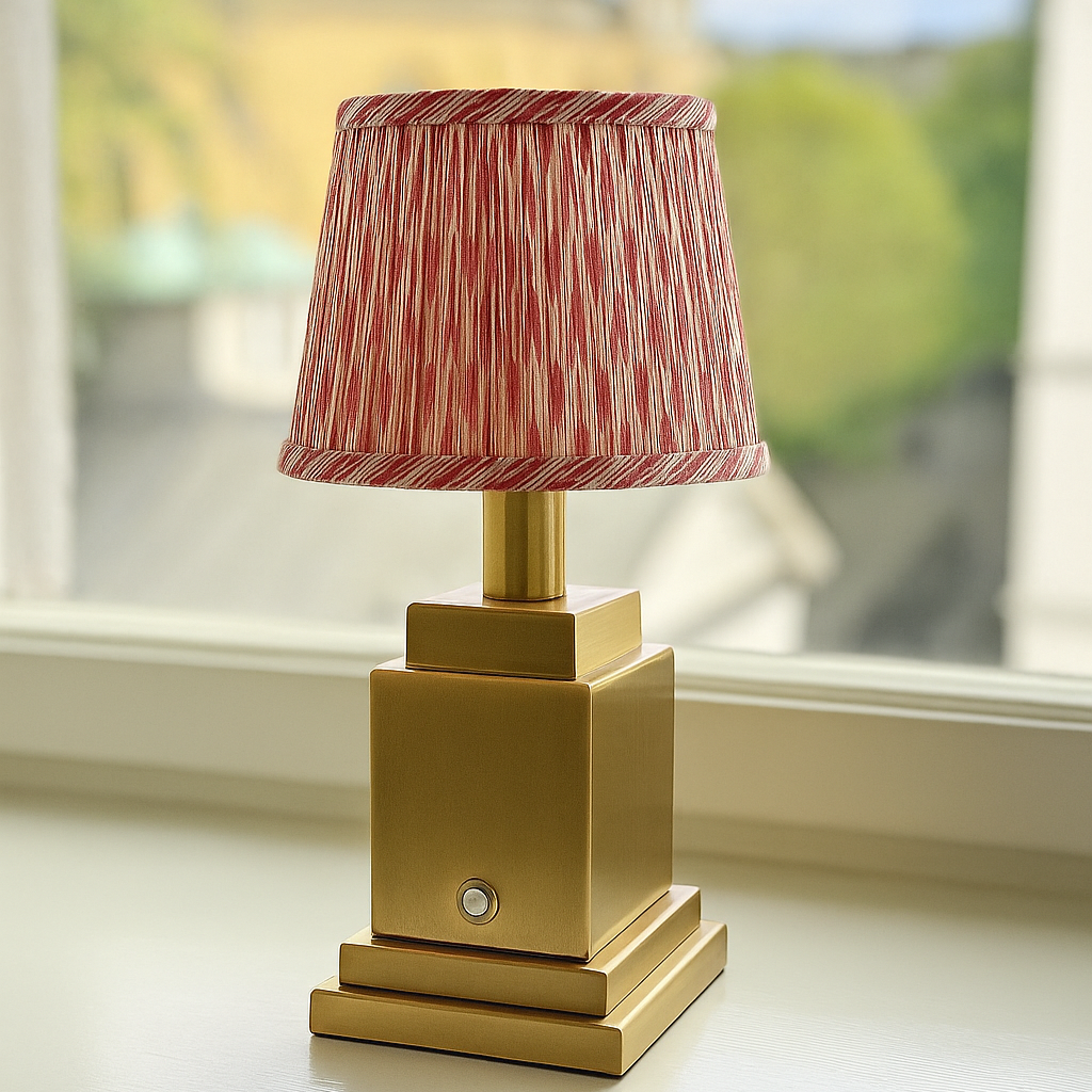 Athena Gold Rechargeable Table Lamp