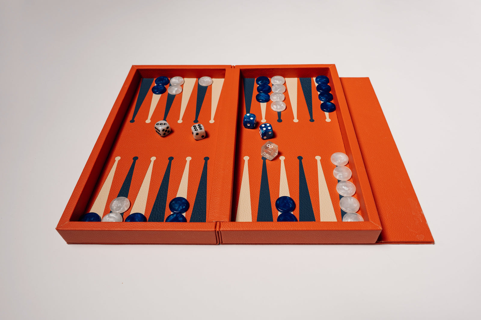 Booklet Backgammon Orange
