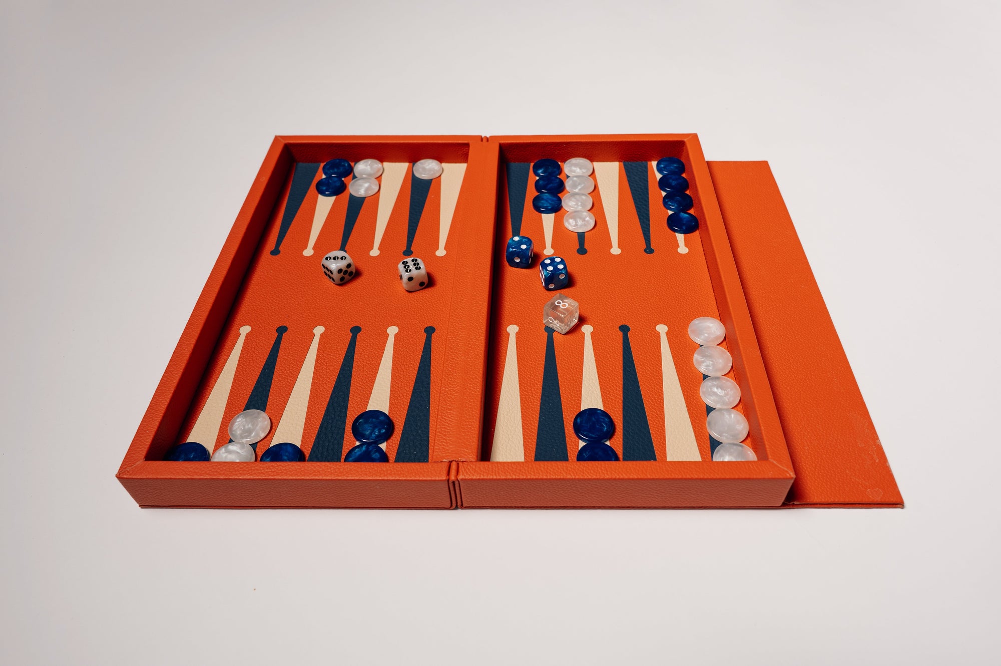 Booklet Backgammon Orange
