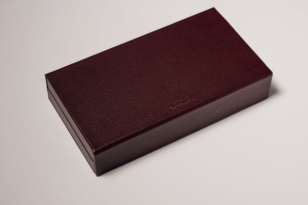 Booklet Backgammon Burgundy