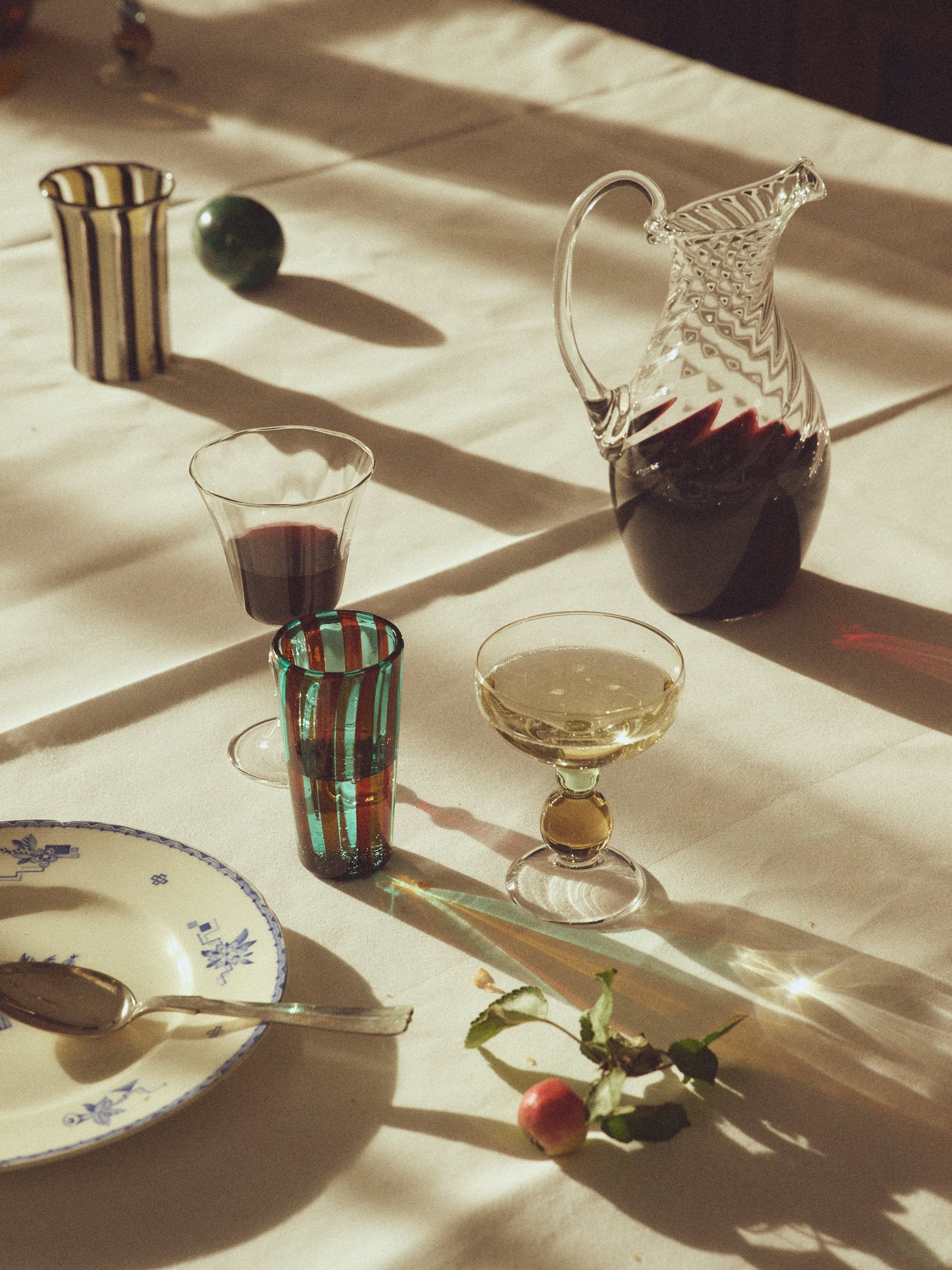 Augusta Glass Aqua Hazel