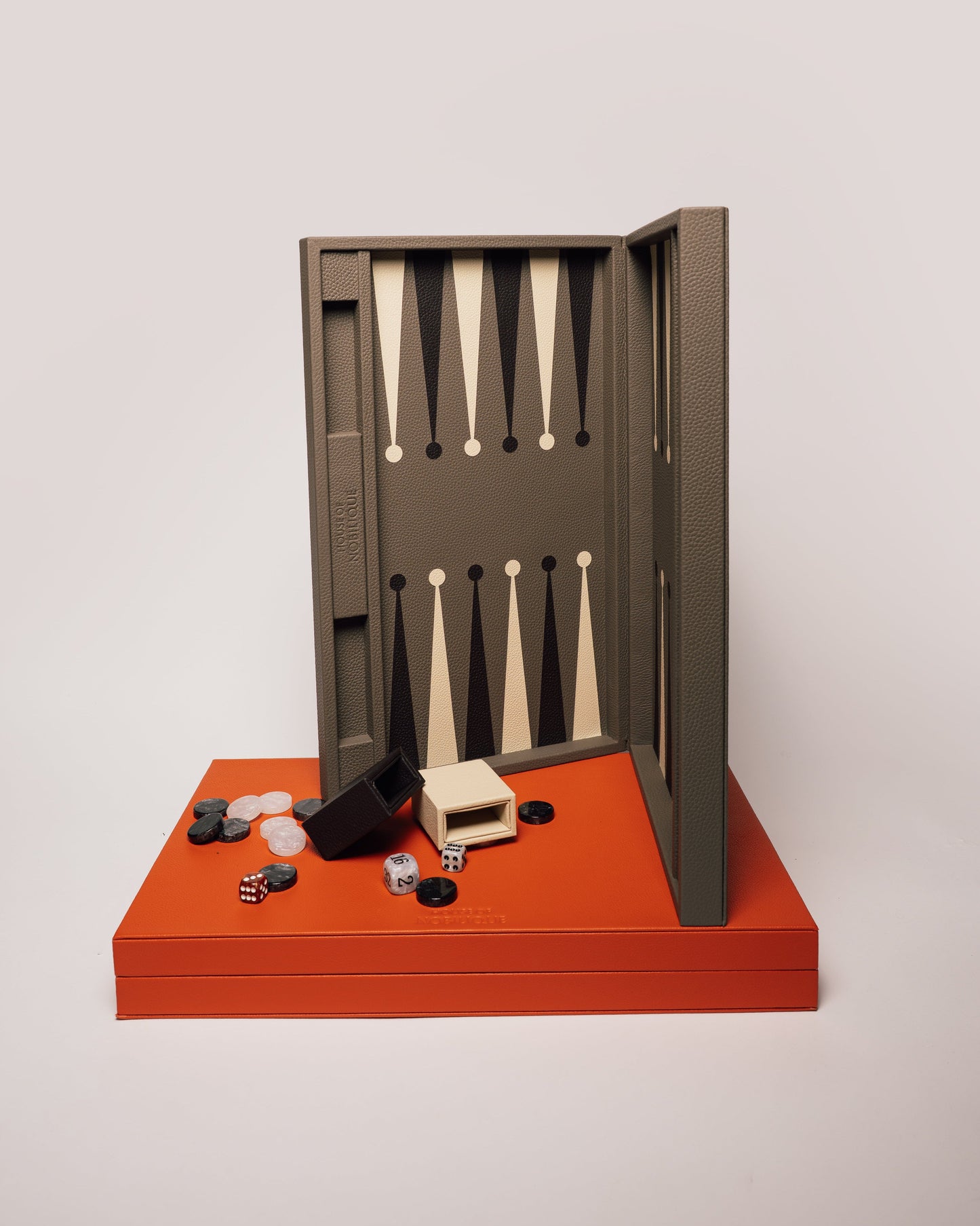 Big Backgammon Taupe