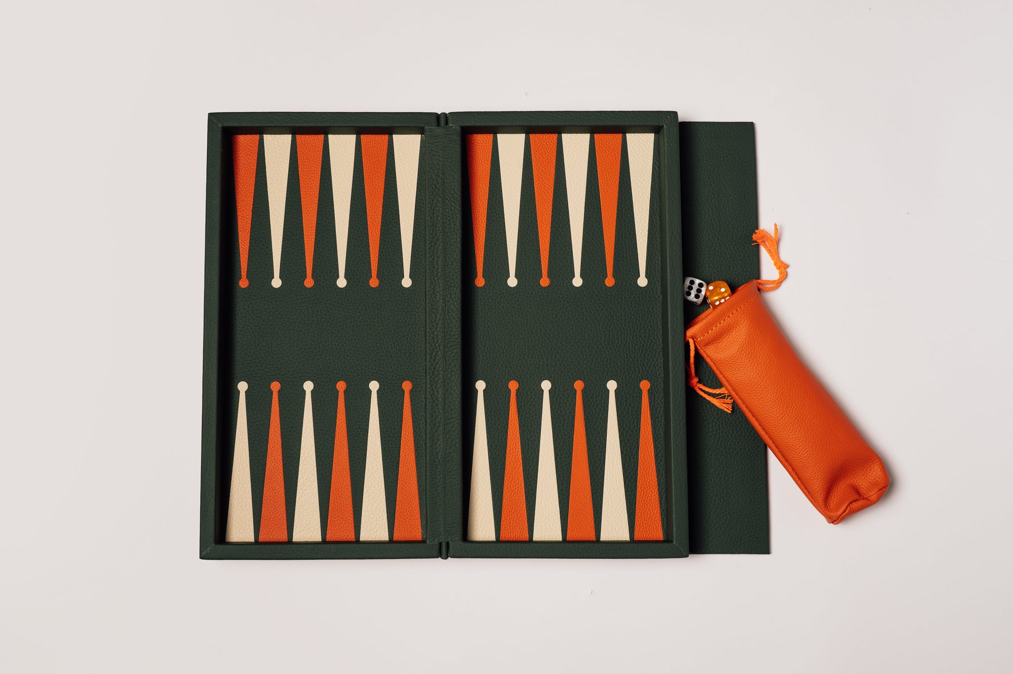 Booklet Backgammon Green