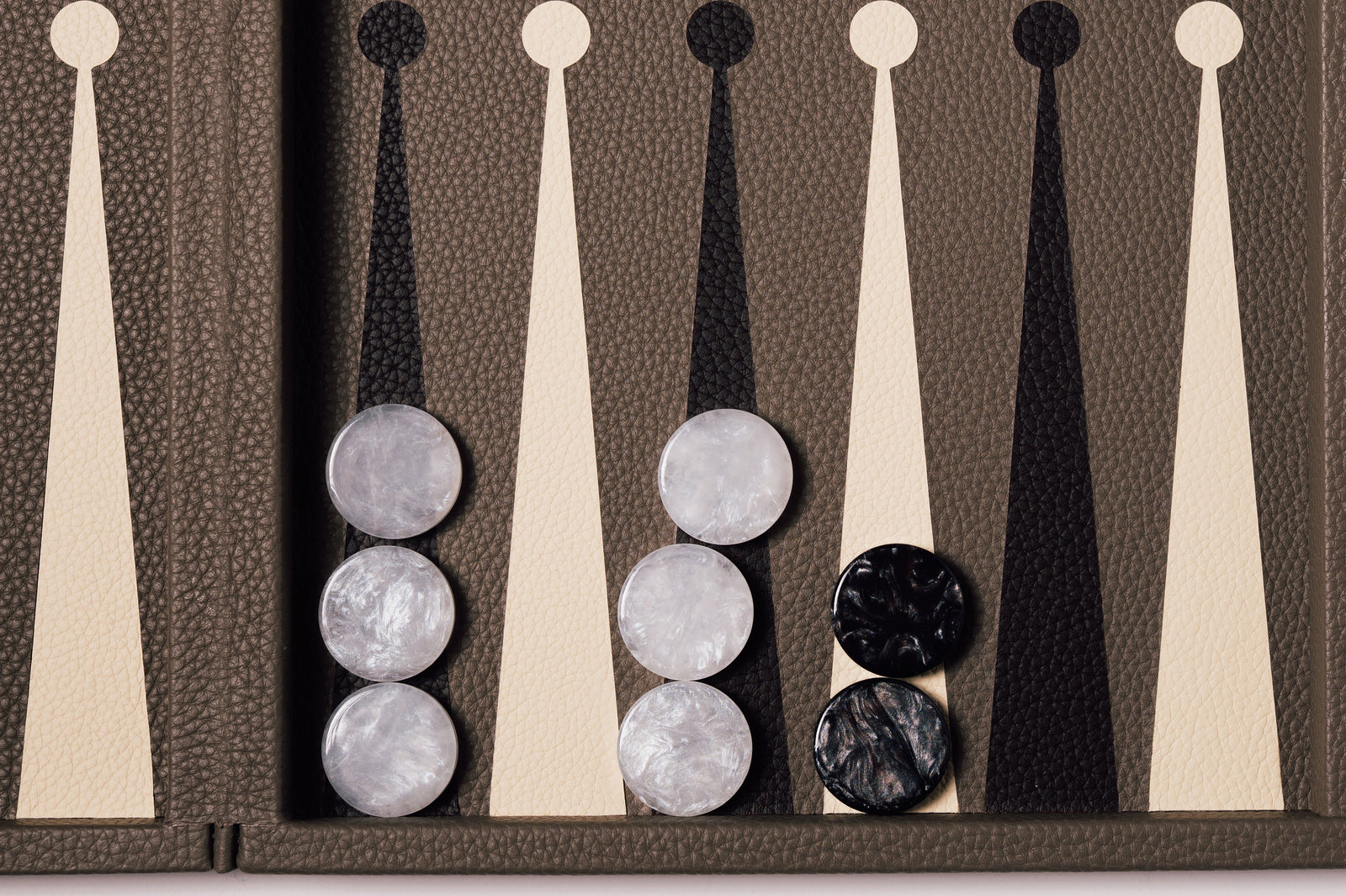 Booklet Backgammon Taupe
