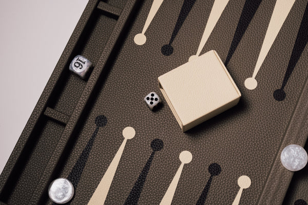 Big Backgammon Taupe