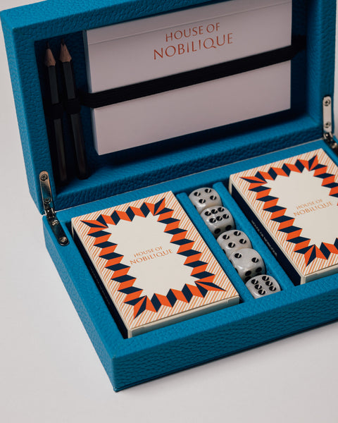 Card Box Azure Blue