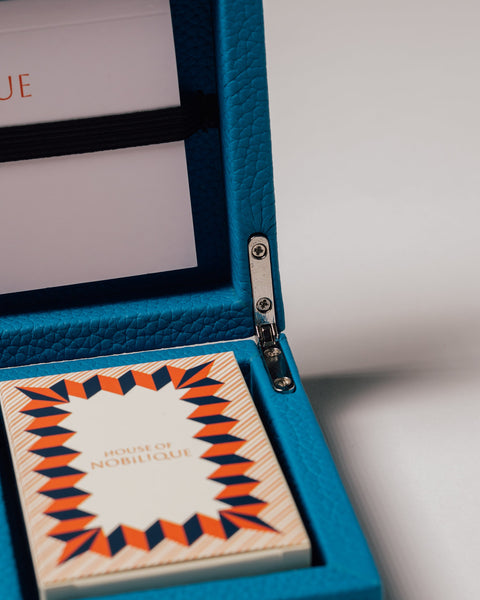 Card Box Azure Blue