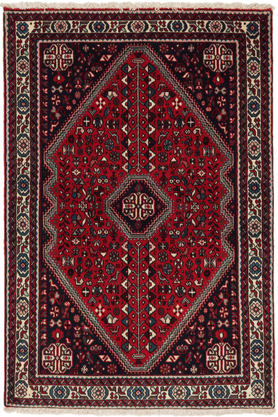 Abadeh — Hand-knotted, 100x149 cm, Red, 100% Virgin Wool | Main view