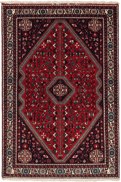 Abadeh — Hand-knotted, 100x149 cm, Red, 100% Virgin Wool | Main view
