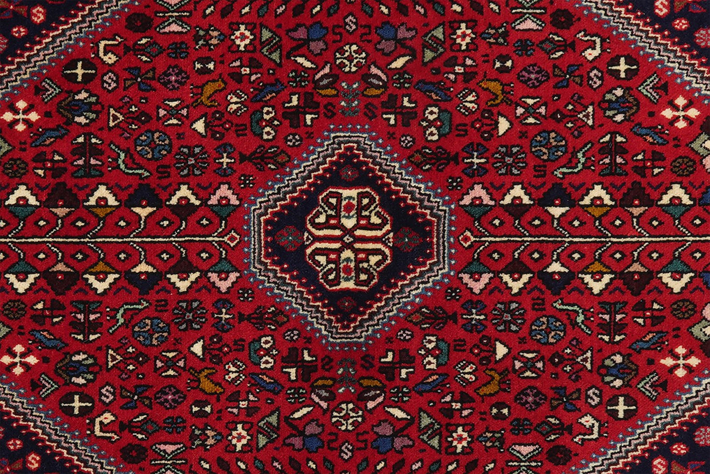 Abadeh — Hand-knotted, 100x149 cm, Red, 100% Virgin Wool | View 4
