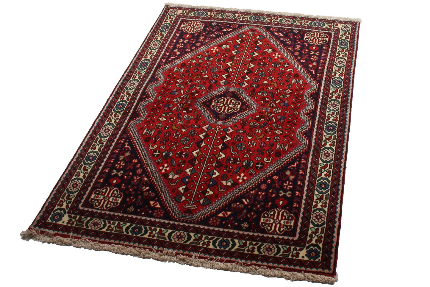 Abadeh — Hand-knotted, 100x149 cm, Red, 100% Virgin Wool | View 8