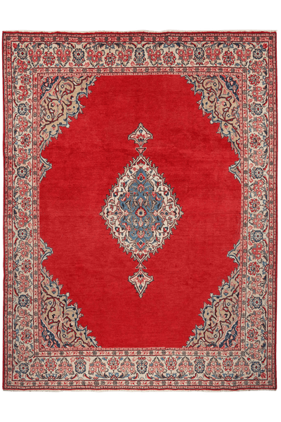 Meshkabad — Hand-knotted, 245x320 cm, Red, 100% Virgin Wool | Main view