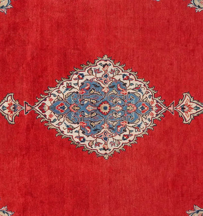 Meshkabad — Hand-knotted, 245x320 cm, Red, 100% Virgin Wool | View 4