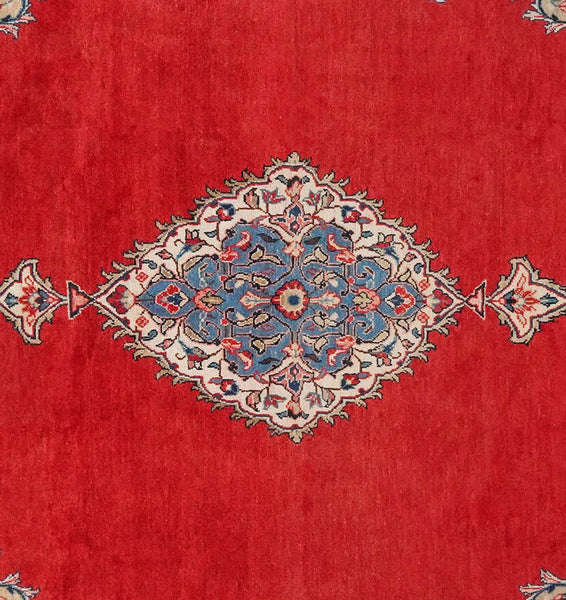 Meshkabad — Hand-knotted, 245x320 cm, Red, 100% Virgin Wool | View 4