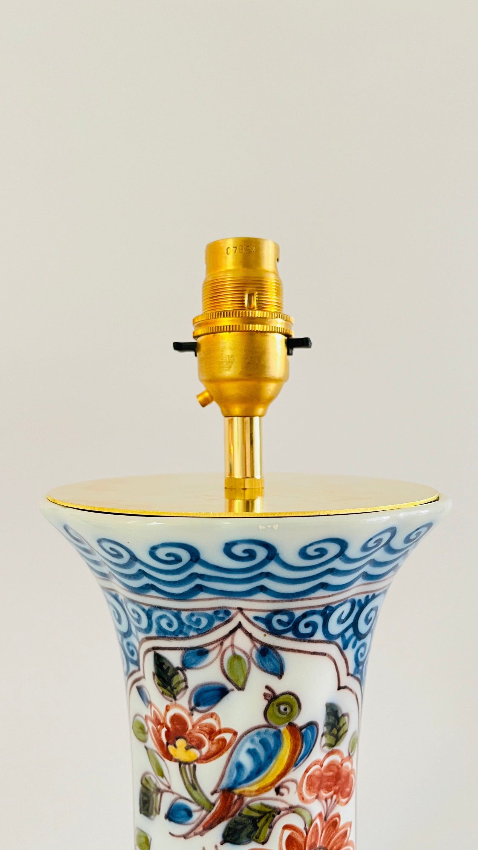 Antique Makkum Lamp