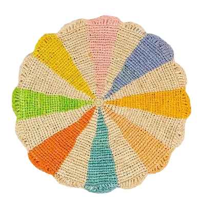 raffia handwoven tabletop