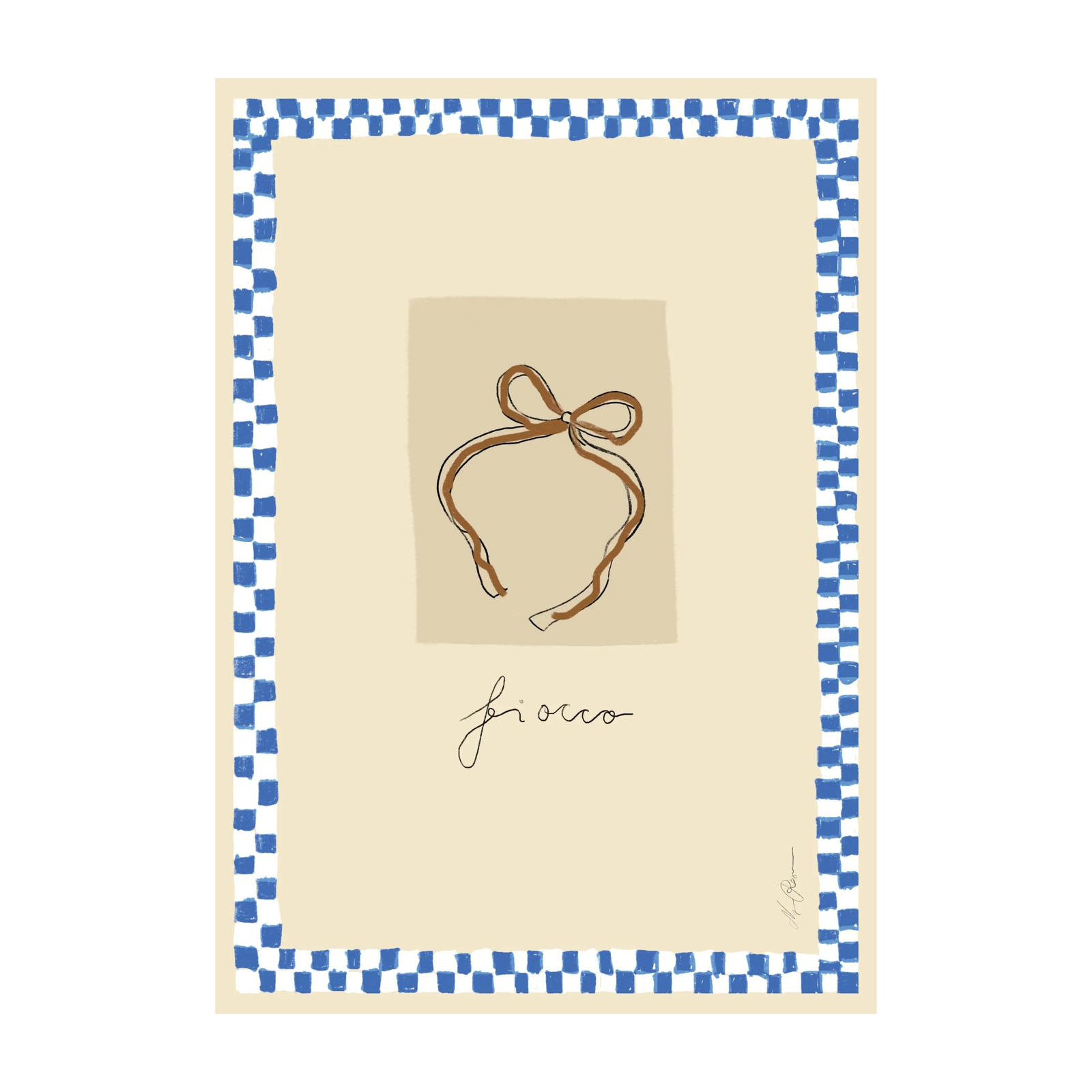 Oggetto Fiocco Print