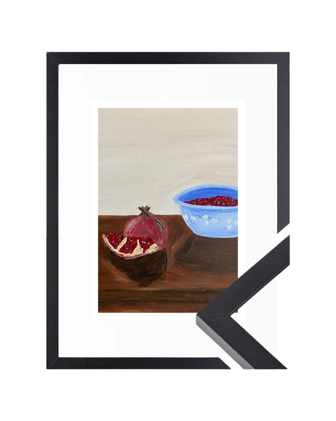 Peeled Pomegranate Fine Art Print