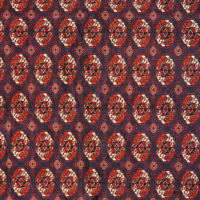 Turkman — Hand-knotted, 289x390 cm, Blue, 100% Virgin Wool | View 4