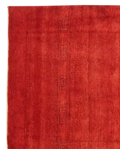 Rizbaf · Handgeknüpft – Rot, 189x155 cm, 100% Schurwolle | Ansicht 3