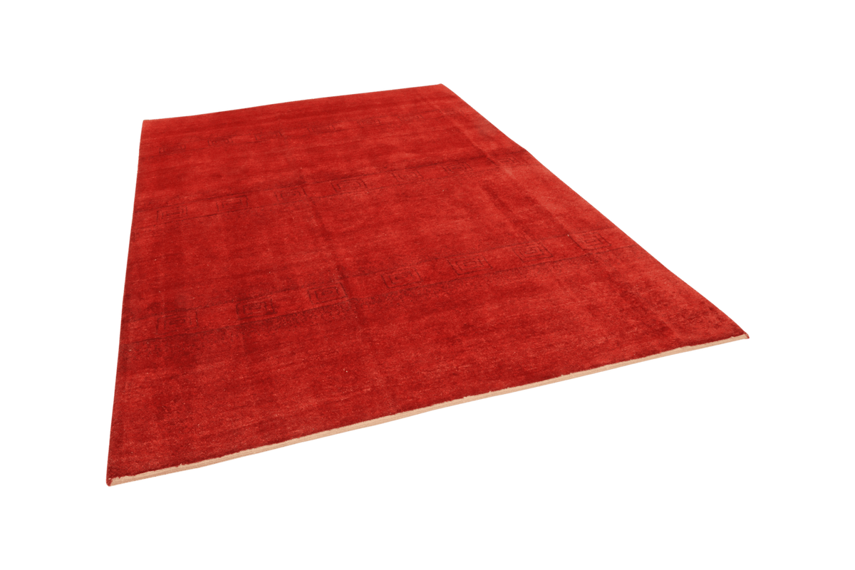 Rizbaf · Handgeknüpft – Rot, 189x155 cm, 100% Schurwolle | Ansicht 5