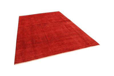 Rizbaf · Handgeknüpft – Rot, 189x155 cm, 100% Schurwolle | Ansicht 5