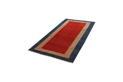 Rizbaf · Handgeknüpft – Rot, 212x103 cm, 100% Schurwolle | Ansicht 5