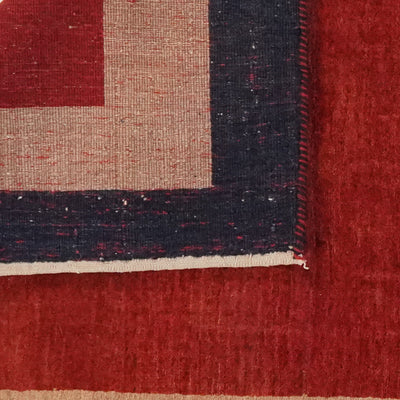 Rizbaf · Handgeknüpft – Rot, 212x103 cm, 100% Schurwolle | Ansicht 6