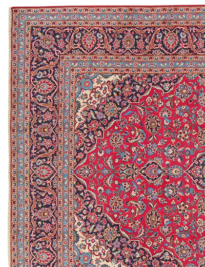 Ardakan — Hand-knotted, 247x358 cm, Red, 100% Virgin Wool | View 3