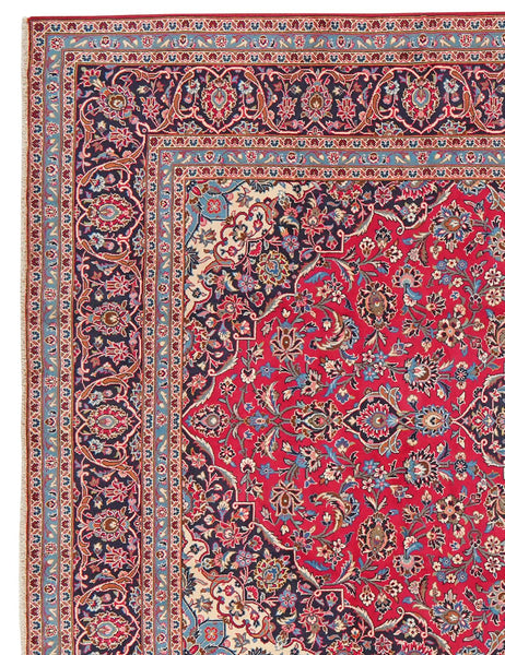 Ardakan — Hand-knotted, 247x358 cm, Red, 100% Virgin Wool | View 3