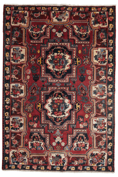 Bakhtiar — Hand-knotted, 138x204 cm, Red, 100% Virgin Wool | Main view