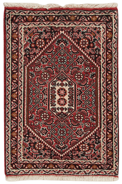 Bidjar Zandjan — Hand-knotted, 44x63 cm, Blue, 100% Virgin Wool | Main view