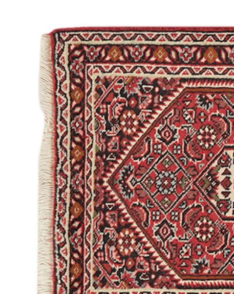 Bidjar Zandjan — Hand-knotted, 44x63 cm, Blue, 100% Virgin Wool | View 3