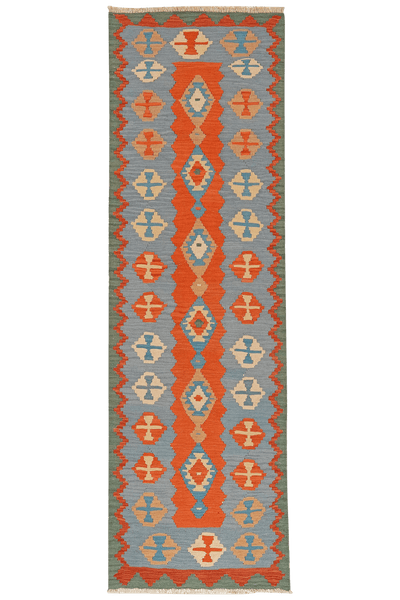 Kelim Gashgai — Handmade, 86x295 cm, Multicolor, 100% Virgin Wool | Main view