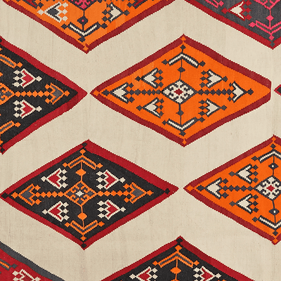Kelim Gashgai Old — Handmade, 170x280 cm, Beige, 100% Virgin Wool | View 4