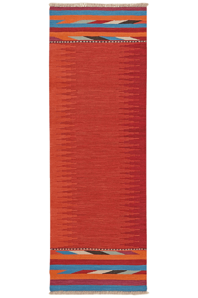 Kelim Gashgai — Handmade, 68x200 cm, Multicolor, 100% Virgin Wool | Main view