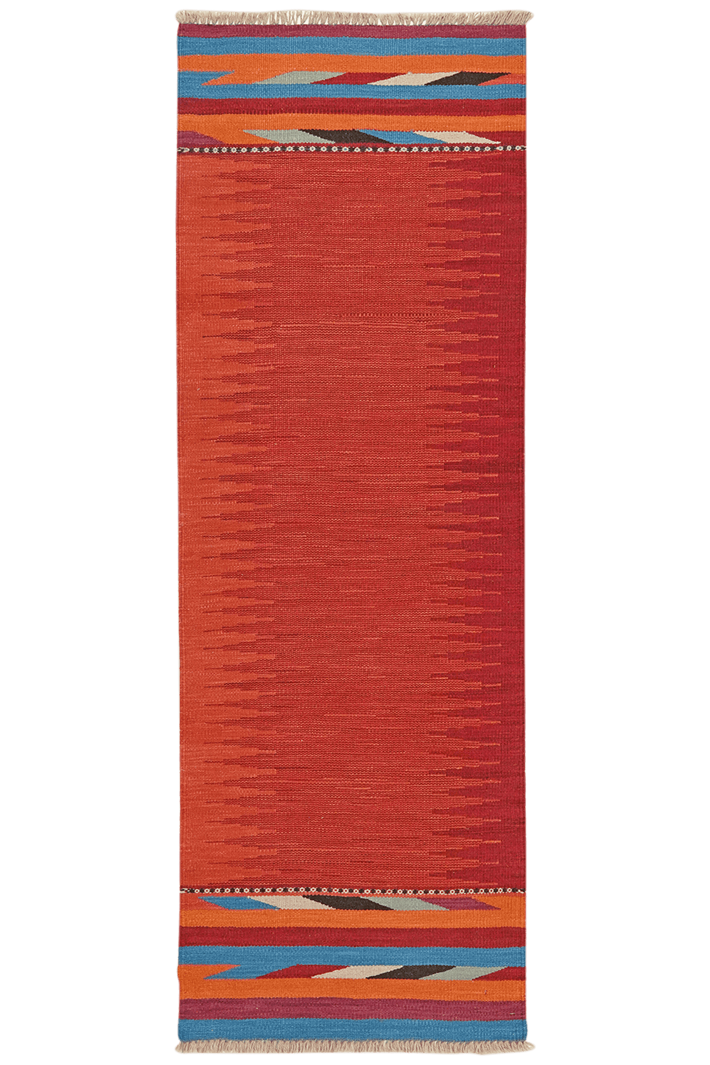 Kelim Gashgai — Handmade, 68x200 cm, Multicolor, 100% Virgin Wool | Main view