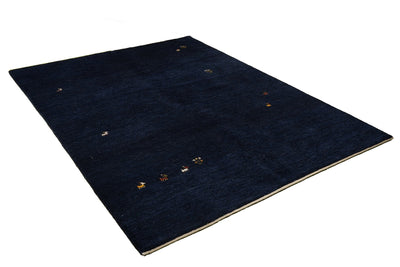 Gabbeh — Hand-knotted, 173x226 cm, Blue, 100% Virgin Wool | View 5