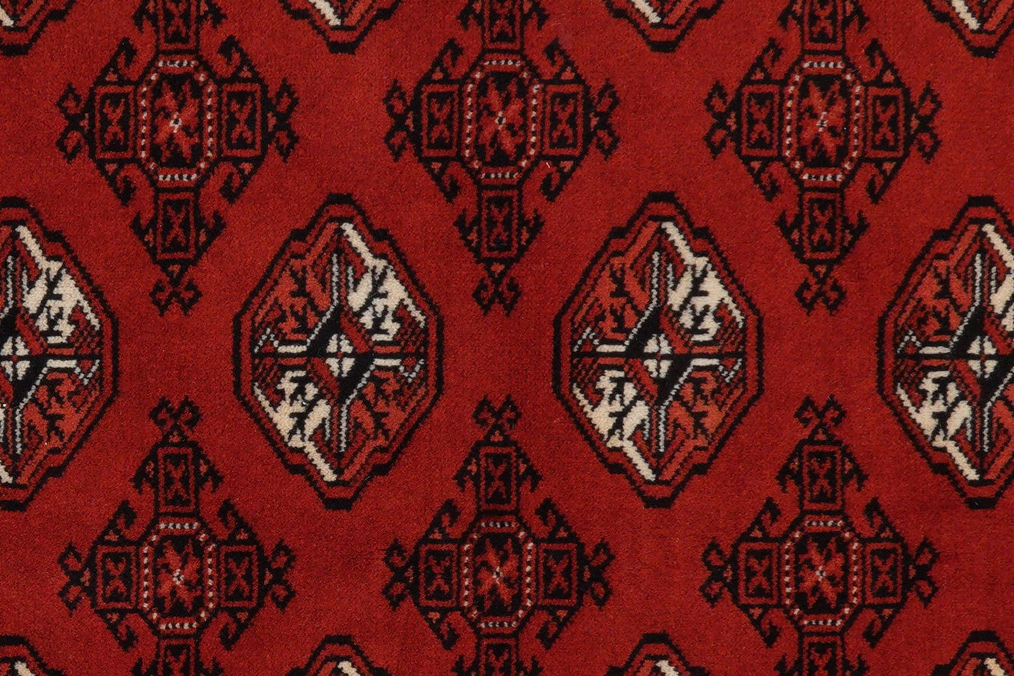 Turkman — Hand-knotted, 210x294 cm, Red, 100% Virgin Wool | View 7