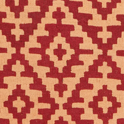 Kelim Gashgai — Handmade, 84x122 cm, Red, 100% Virgin Wool | View 4