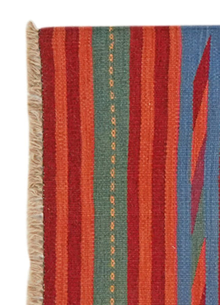 Kelim Gashgai — Handmade, 64x193 cm, Multicolor, 100% Virgin Wool | View 3