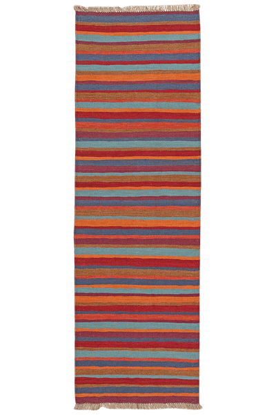 Kelim Gashgai — Handmade, 61x190 cm, Multicolor, 100% Virgin Wool | Main view