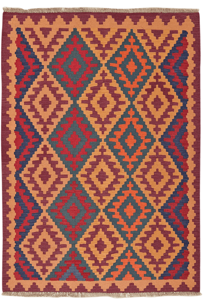 Kelim Gashgai — Handmade, 130x177 cm, Multicolor, 100% Virgin Wool | Main view